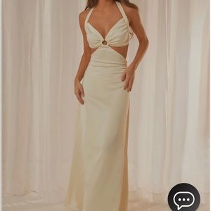 Peppermayo cream Dress